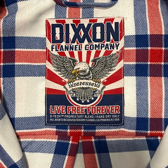 Dixon Red and Blue Plaid Shirt sz M - Picture 7 of 7